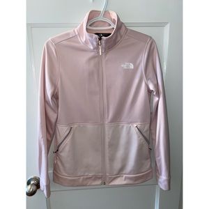 Pink Zip-Up North Face